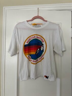 Aviator Nation North Shore Oahu Boyfriend Tee
